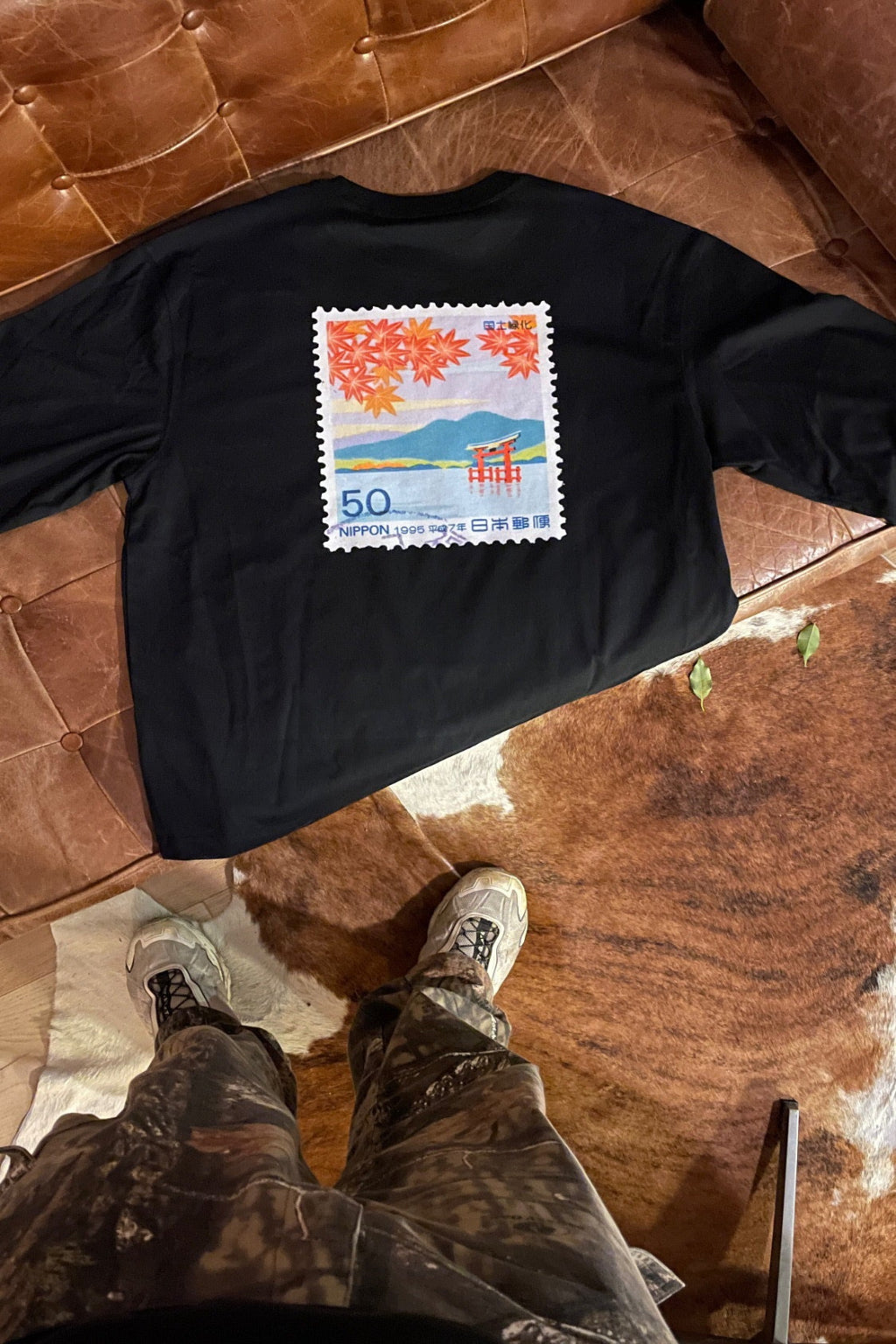 Longsleeve Briefmarke Japan