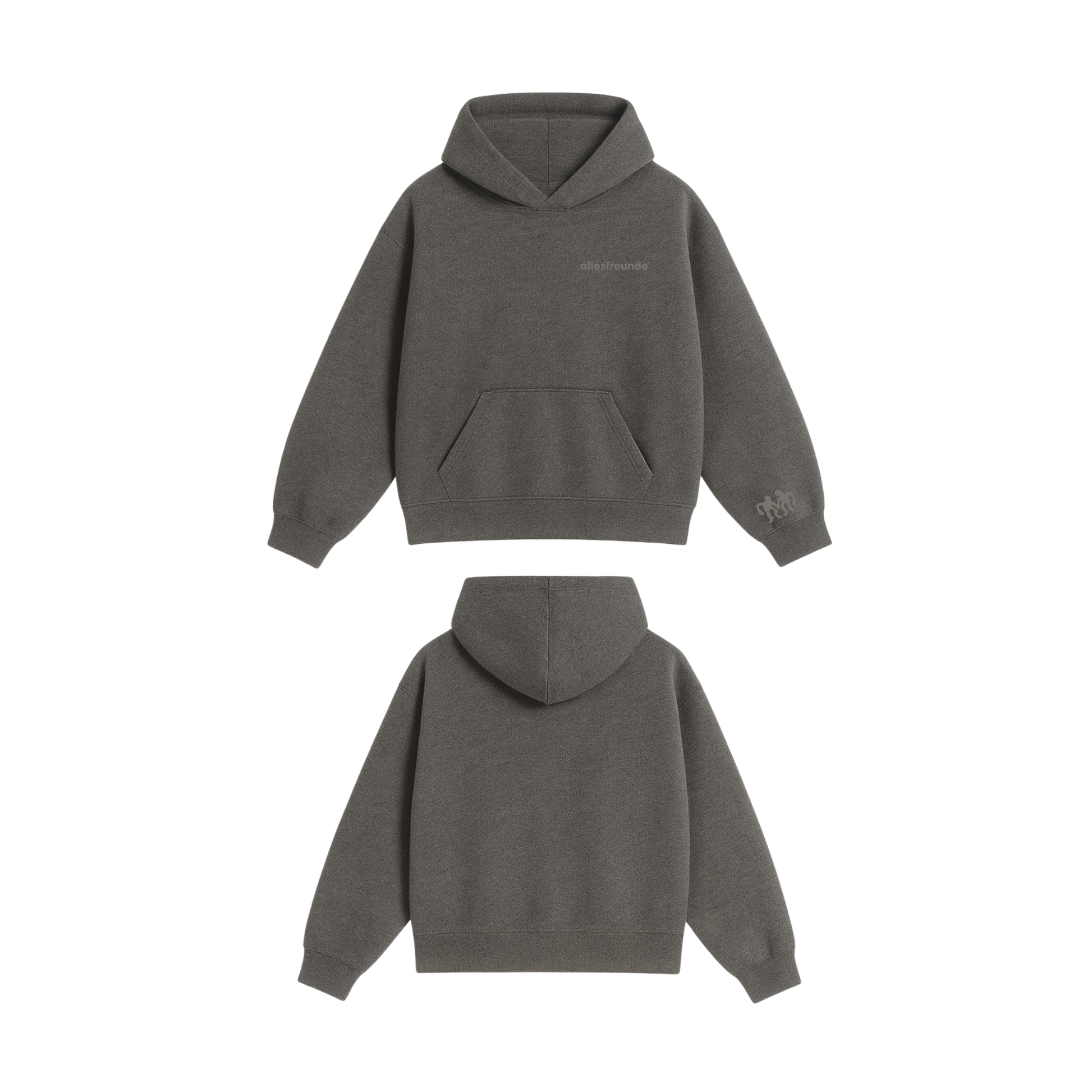 allesfreunde Hoodie Boxy Grey